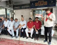  हाउस टैक्स वृद्धि के विरोध में व्यापारियों का धरना छठे दिन भी जारी