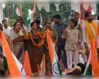 अंबेडकरनगर में गूंजा राष्ट्रभक्ति का स्वर, हजारों भाजपा कार्यकर्ताओं ने निकाली  तिरंगा यात्रा