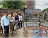 वृंदावन में निर्माणाधीन मॉल की शटरिंग गिरी, तीन मजदूरों की मौत