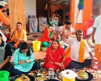 कड़र शिवमंदिर पर सामूहिक पार्थिव रूद्राभिषेक में उमड़ी आस्था