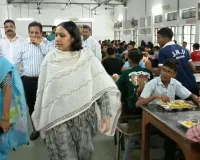 डीएम ने जवाहर नवोदय विद्यालय का निरीक्षण कर लिया व्यवस्थाओं का जायजा