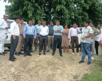 बाढ़ प्रबंधन संबंधी तैयारियों, राहत एवं बचाव कार्यों का किया गया निरीक्षण