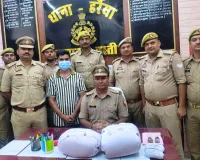 कांवडियों को गांजा बेचने वाला शातिर अभियुक्त गिरफ्तार,10 किलो अवैध गांजा बरामद