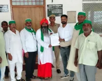  संयुक्त किसान मोर्चा के आह्वान पर भाकियू ने तहसील मुख्यालयों पर प्रदर्शन कर भेजा ज्ञापन
