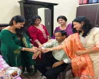 अनुजा बंसल ने भाई नितिन सिंगल को बांधी प्रेम और स्नेह की राखी