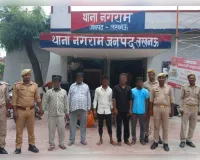 नगराम पुलिस का बड़ा अभियान, लंबे समय से फरार 5 वारंटी दबोचे, कोर्ट के NBW पर हुई गिरफ्तारी