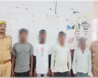 स्कूली वैन में तोड़फोड़ करने वाले चार आरोपी गिरफ्तार, CCTV फुटेज से हुई पहचान