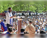 ईको गार्डन में गूंजे नारे, ‘बैलेट पेपर लाओ, लोकतंत्र बचाओ’