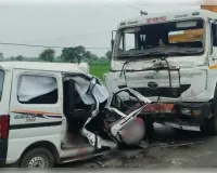 धार में भीषण सड़क हादसा, ट्रॉले की टक्कर से 6 युवकों की दर्दनाक मौत