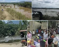 असम में बाढ़ का कहर बरकरार, शिवसागर-धेमाजी में नदियां फिर खतरे के निशान से ऊपर