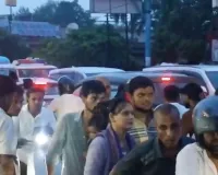 मोहनलालगंज में जाम में फंसा मंत्री दिनेश प्रताप सिंह का काफिला 