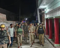 चेहल्लुम को लेकर पुलिस अलर्ट, एसपी सत्यनारायण ने चक नारा व चक ताम्बा में पैदल गश्त कर परखी सुरक्षा व्यवस्था
