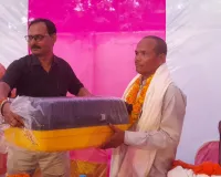 दुधवा नेशनल पार्क बेलरायां रेंज में सेवानिवृत्त वन दरोगा को दी भावभीनी विदाई