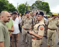 महुली हादसे के बाद एडीजी और आईजी ने किया घटनास्थल का निरीक्षण