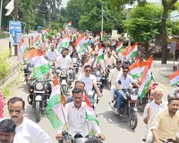 तिरंगा यात्रा में गूंजे देशभक्ति के जयघोष,राष्ट्रप्रेम से सराबोर हुआ मैगलगंज