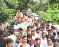 दो महीने बाद अपने नेता प्रमोद के स्वागत में उमड़ा रामपुरखास