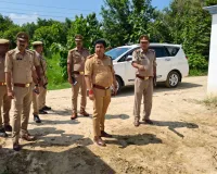 निर्माणाधीन गेस्ट हाउस का किया गया निरीक्षण, दिये गये आवश्यक दिशा निर्देश