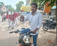 संतकबीरनगर पुलिस का मॉडिफाई साइलेंसर लगे बुलेट वाहनों के विरुद्ध अभियान