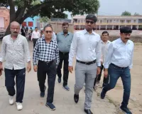 श्रावण मास के प्रथम सोमवार पर नगर आयुक्त ने किया सांती मन्दिर सहित अन्य मन्दिरो एवं कावंड़ मार्गो का निरीक्षण किया