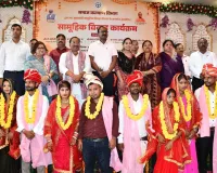 टूण्डला के लक्ष्मी फॉर्म हाउस में हुआ सामूहिक विवाह का भव्य आयोजन