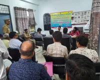 राष्ट्रीय लोक अदालत को लेकर अफसरों की बैठक