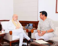 अमित शाह से सांसद रवि किशन की मुलाकात