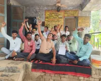 विद्युत कर्मियों का धरना छठे दिन भी जारी 