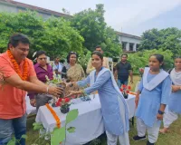 खुन खुन जी गर्ल्स पीजी. कॉलेज में ओपन जिम का उद्घाटन