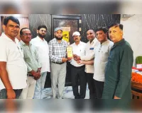 जिला IT सेल प्रभारी का किया गया भव्य स्वागत एवं अभिनंदन