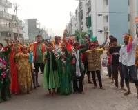 हरीनगर की सड़कों पर उमड़ा आस्था का सैलाब
