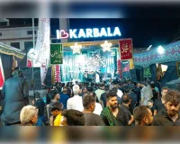 उतरौला में शबेदारी के बाद निकला जुलूस-ए-इमाम-ए-हसन