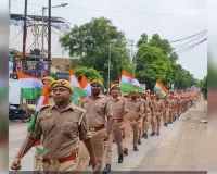 “हर घर तिरंगा” के तहत एसपी बहराइच के नेतृत्व में निकली तिरंगा यात्रा