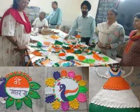 खालसा इंटर कॉलेज में हुई रंगोली व क्राफ्ट प्रतियोगिता 