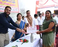 इन्दिरा उद्यान में निर्मित सिंथेटिक पाथ-वे का आयुक्त ने किया उदघाटन