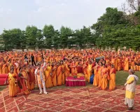 25 सौ महिलाओं ने एक साथ मनाया सनातनी हरियाली तीज उत्सव