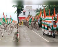 वरिष्ठ अधीक्षक के नेतृत्व में लखनऊ जेल में निकली तिरंगा यात्रा