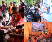 कांवड़ियों की सेवा में जुटा परमार्थ निकेतन, लगा मेडिकल कैंप 