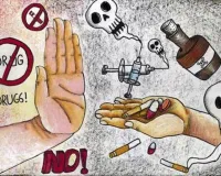 नशे से दूर रहकर स्वस्थ जीवन अपनाने का विद्यालय ने लिया संकल्प