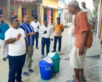 मुख्य राजस्व अधिकारी ने नगर पंचायत भानपुर का किया औचक निरीक्षण