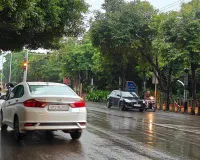 पीतलनगरी में श्री कृष्ण जन्माष्टमी पर जमकर बरसे मेघ