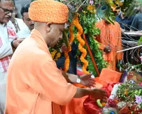 गोरक्षपीठ में सीएम योगी ने मनाया श्रीकृष्ण जन्मोत्सव