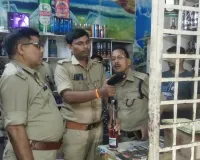 आबकारी विभाग द्वारा कंपोजिट शॉप का किया गया निरीक्षण