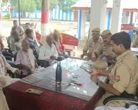 गणेश चतुर्थी के दृष्टिगत महुली पुलिस ने की पीस कमेटी की बैठक