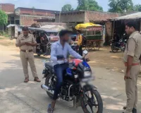 महुली पुलिस का सघन बैंक एवं वाहन चेकिंग अभियान