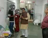 मासूम से दरिंदगी की घटना पर हॉस्पिटल पीड़ित परिवार से मिलने पहुंचे राजा राज राजेश्वर सिंह