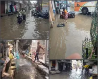 एक घंटे की बारिश ने खोल दी लखीमपुर की ‘जल निकासी’ की पोल