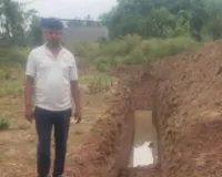 जिनौनियां में मृत गौवंशीय पशु को विधि विधान के साथ किया दाह संस्कार