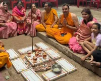 जैन मंदिर निर्माण के लिए शिखर व वेदी पूजन पूर्ण