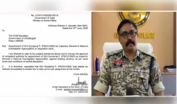 वरिष्ठ आईपीएस सुंदरराज पी को मिली  छत्तीसगढ़ के बड़ी जिम्मेदारी, एनआईए के बने आईजी