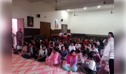 योग दिवस पर रिलायंस एवं फ्लोरेन्स कॉलेज के विद्यार्थियों ने दिया स्वस्थ जीवन का संदेश